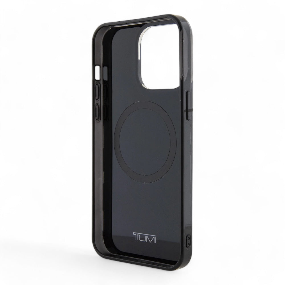 Estuche tumi hc double layer pc/tpu magsafe camo print iphone 15 pro max color azul