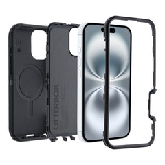 Estuche otterbox defender con magsafe y clip color negro modelo iphone 16  Shop name