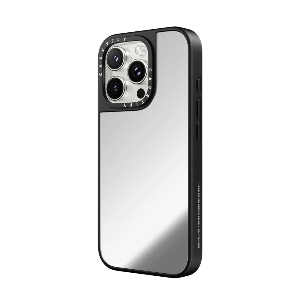 Casetify mirror marco negro iphone 15 pro color gris  Shop name