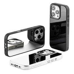 Casetify mirror marco negro iphone 15 pro max color gris  Shop name