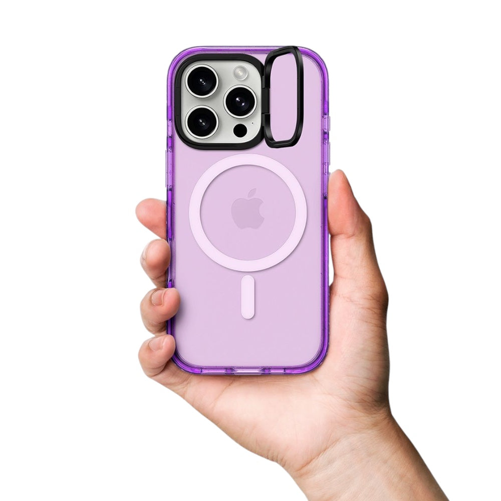 Casetify ring stand con magsafe iphone 16 pro max color morado