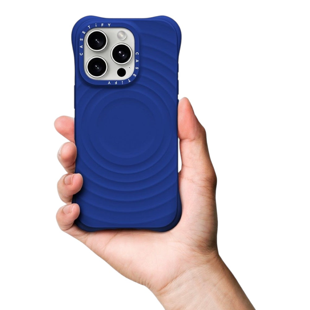 Casetify ripple iphone 15 pro max color azul