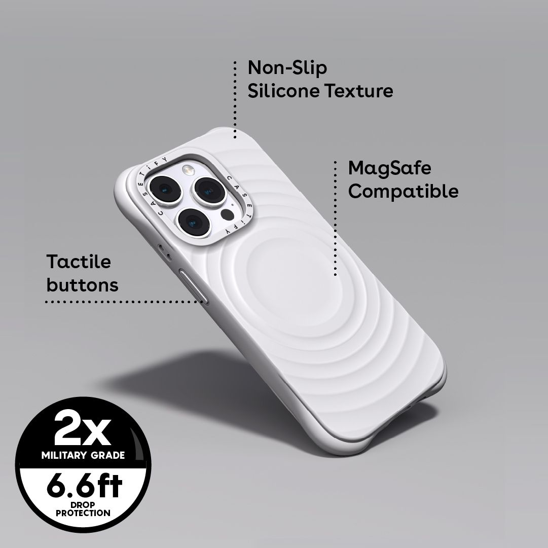 Casetify ripple iphone 15 pro max color azul