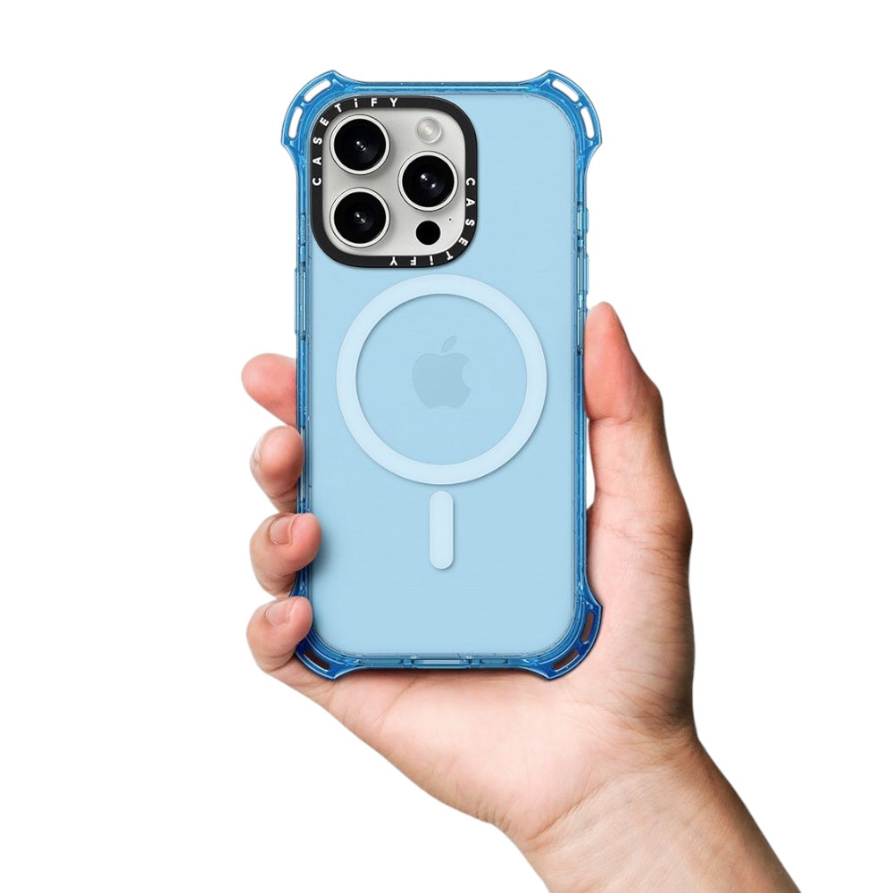 Casetify bouce iphone 16 pro max color azul