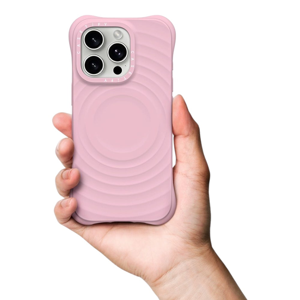 Casetify ripple iphone 13 pro max color rosado