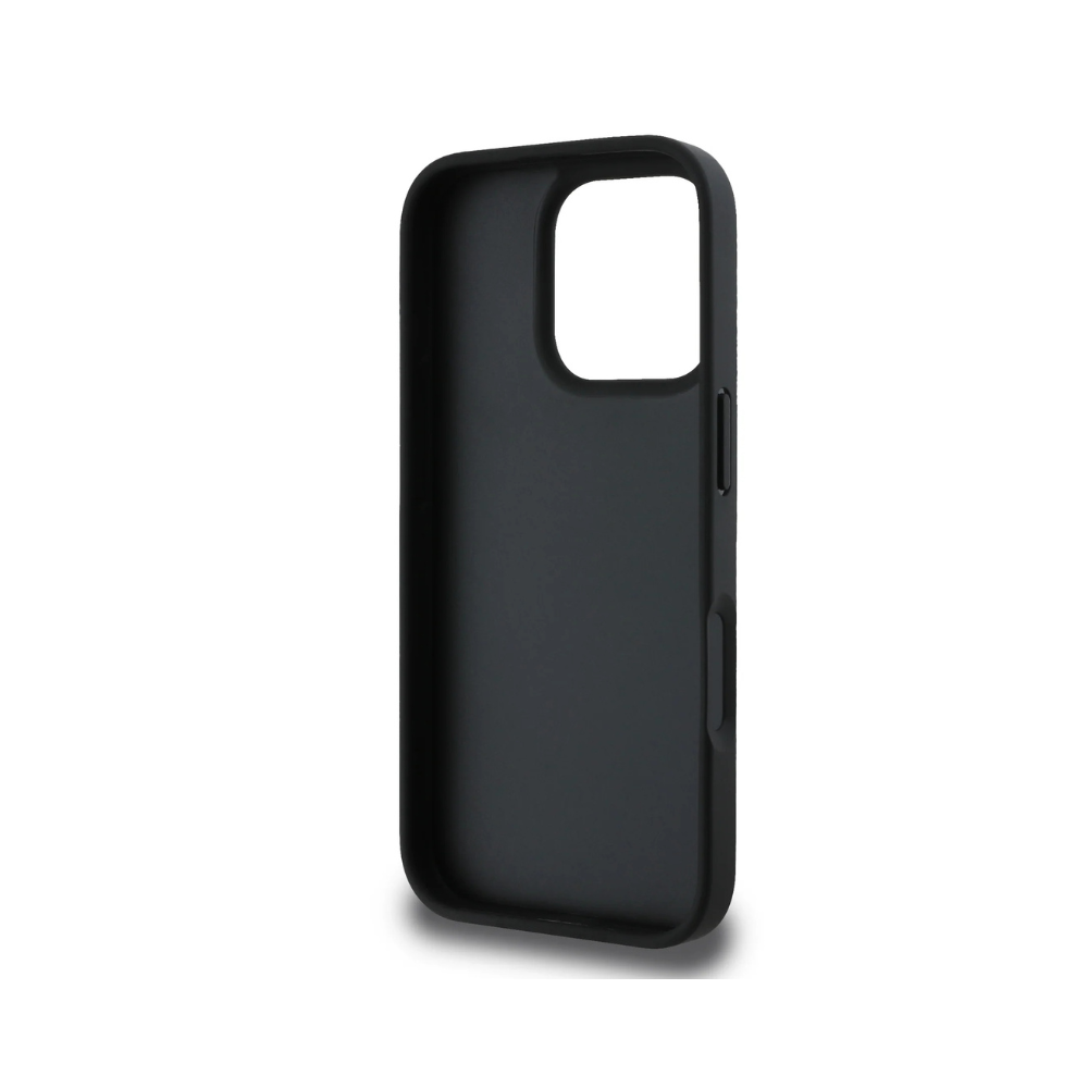 Karl Lagerfeld hc pu monogram k. head pin black iphone 16 pro