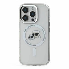Karl Lagerfeld hc magsafe iml metal kc heads white iphone 16 pro  Shop name