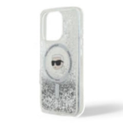 Karl Lagerfeld hc magsafe liq. glitter k. head transparent  iphone 16 pro  Shop name