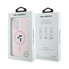 Karl Lagerfeld  hc magsafe silicone kc heads ring pink  iphone 16  Shop name