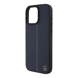 Mercedes-Benz mb hc magsafe blue line leather black iphone 16