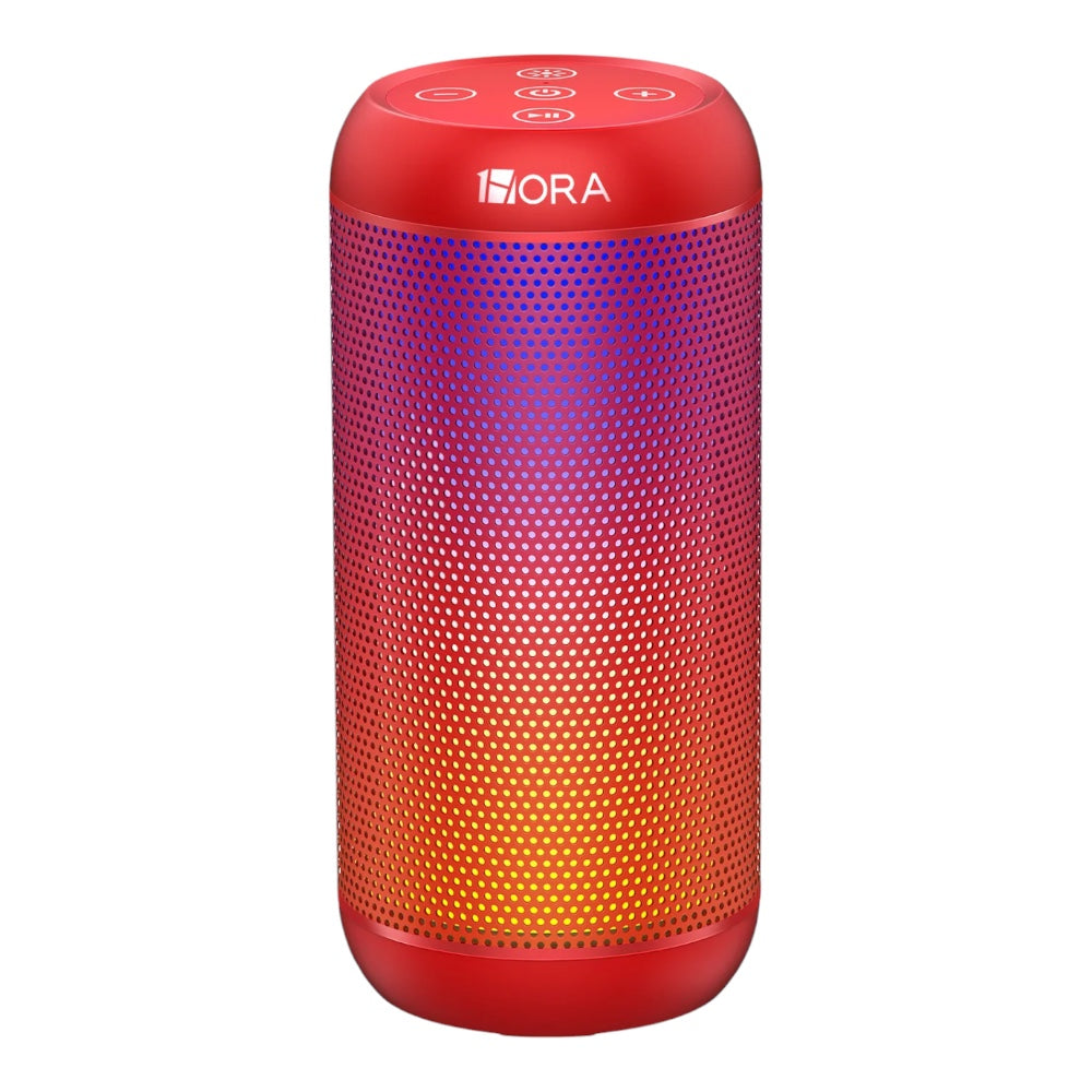Gadget 1hora bocina bluetooth portatil 5.1 led 5w*2  boc242  color rojo  Shop name