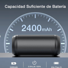Gadget 1hora bocina bluetooth portatil 5.1 led 5w*2  boc242  color rojo  Shop name