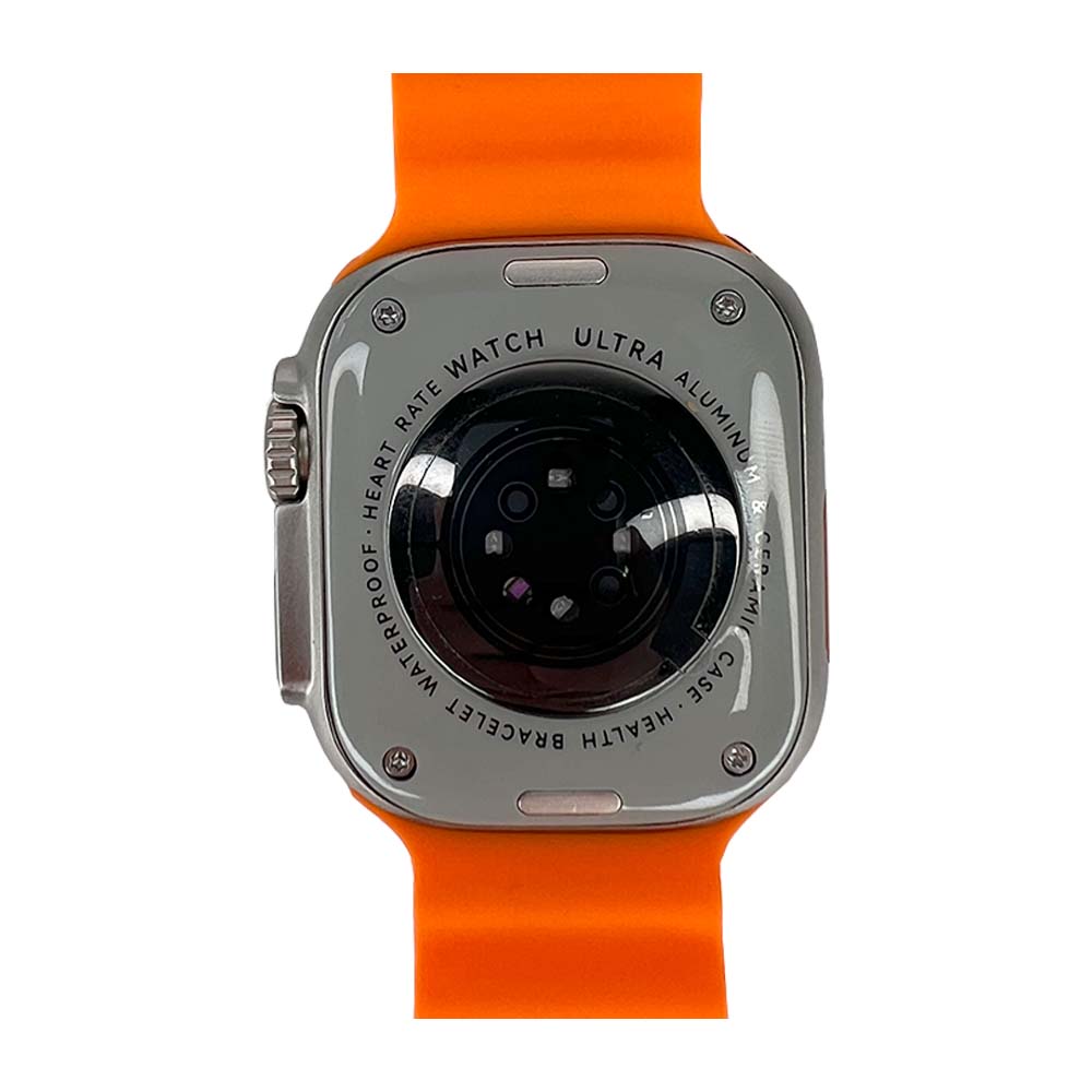 Gadget generico smart watch ultra 2 v9 con pulsera naranja color gris  Shop name