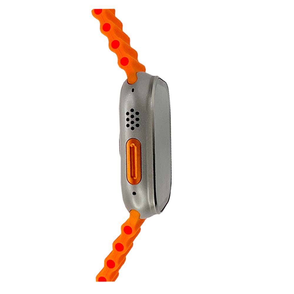 Gadget generico smart watch ultra 2 v9 con pulsera naranja color gris  Shop name