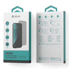 Protector pantalla devia vidrio templado iphone 16 pro max van series full screen privacy twice-tempered glass color transparente  Shop name