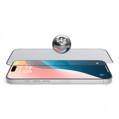 Protector pantalla devia vidrio templado iphone 16 pro van series full screen anti-static twice-tempered glass color transparente  Shop name