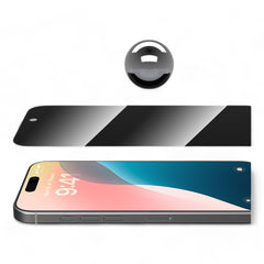 Protector pantalla devia vidrio templado iphone 16 pro van series full screen privacy twice-tempered glass color transparente  Shop name