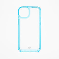 Estuche transparente el rey marco de apple iphone 14 plus color turquesa / transparente  Shop name