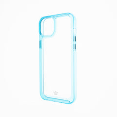 Estuche transparente el rey marco de apple iphone 14 plus color turquesa / transparente  Shop name