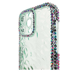 Estuche el rey marco iphone 13 pro max diamantes transparente color verde  Shop name