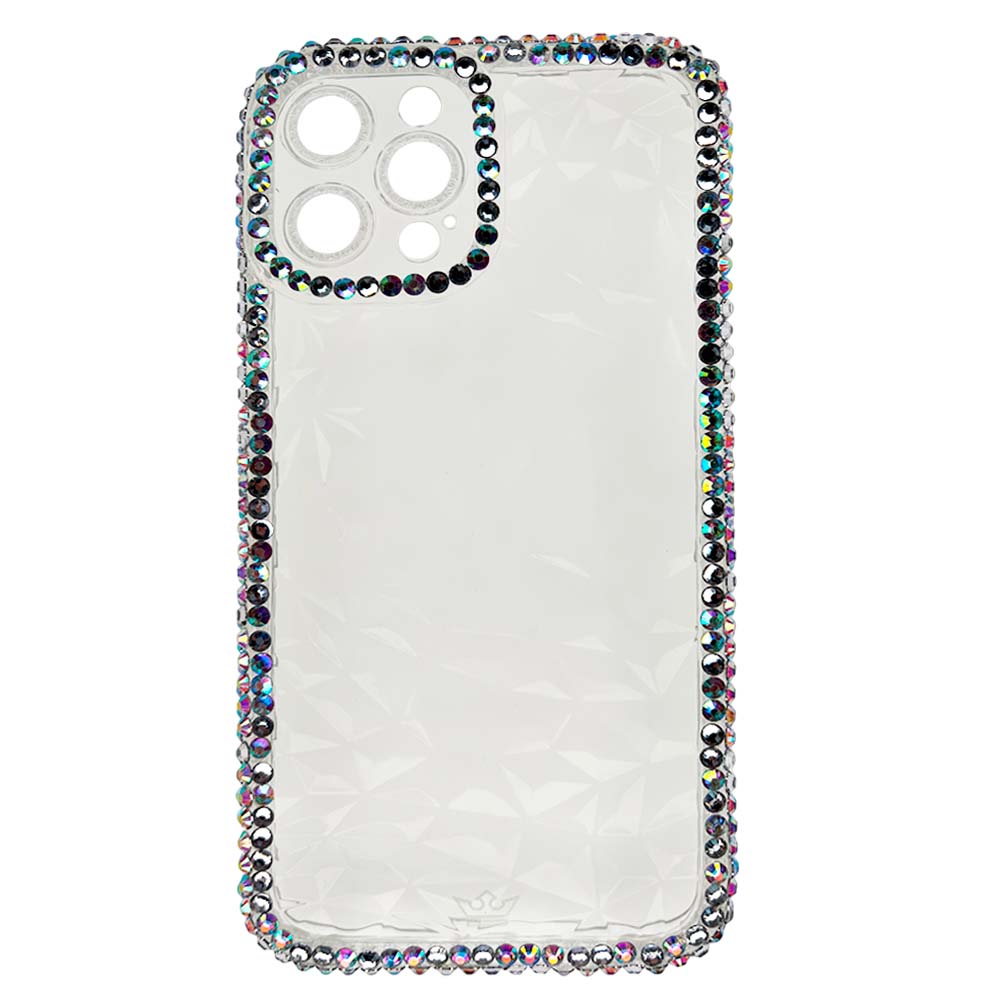 Estuche El Rey Marco Iphone 12 Pro Max Diamantes Transparente  Shop name