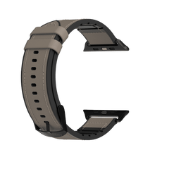 Pulsera Híbrida SwitchEasy Silicona Y Cuero Para Apple Watch 38 40 41 Mm Gris  Shop name