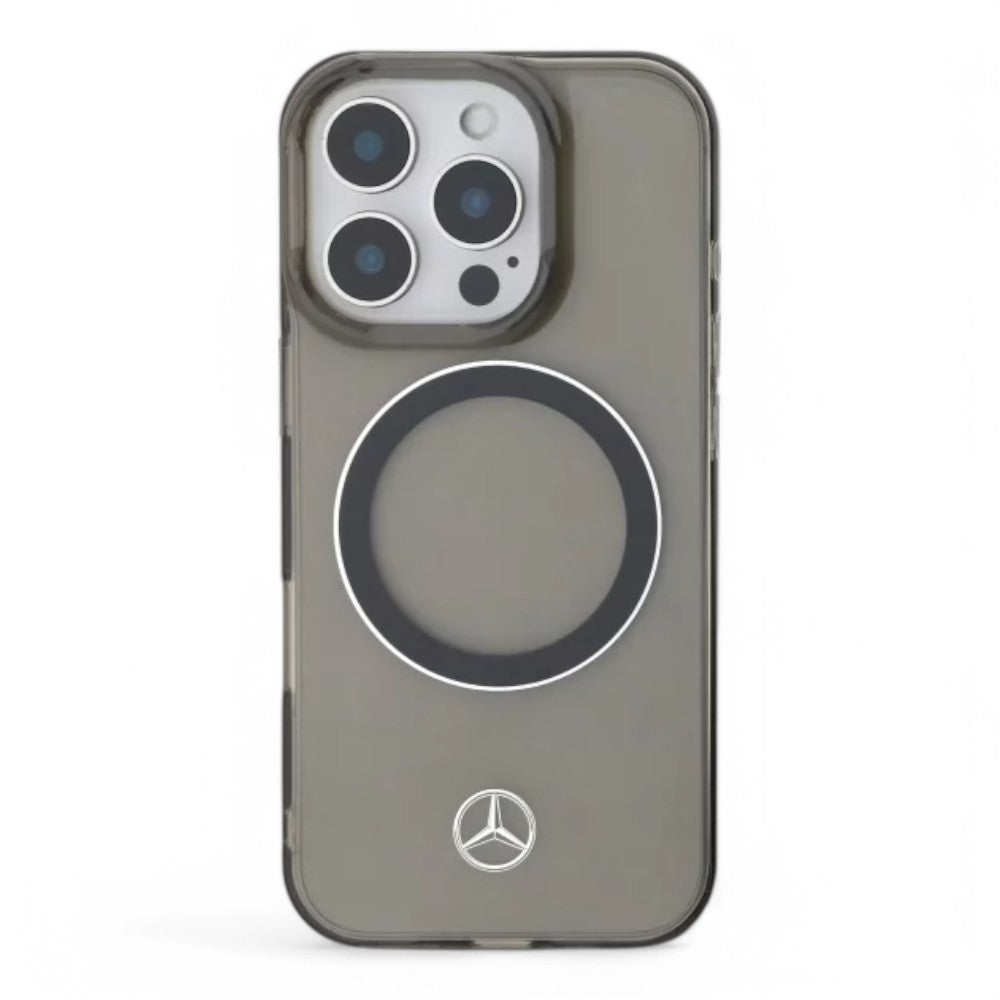 Mercedes-Benz mb hc magsafe transparent pc/tpu silver ring black iphone 16 pro  Shop name