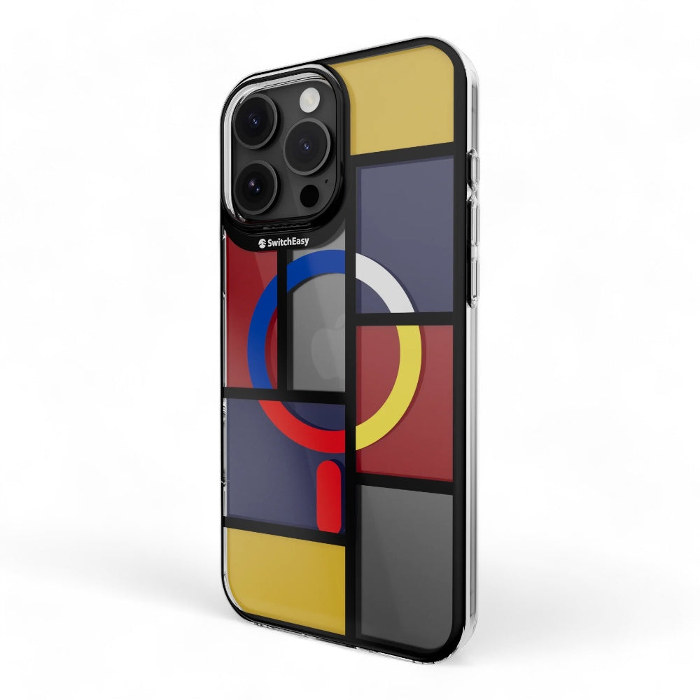 Estuche switcheasy artist iphone 16 pro max artist m 3d patterned shockproof case mondrian color multicolor  Shop name
