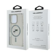 Karl Lagerfeld  hc magsafe iml metal kc heads black  iphone 16 pro max  Shop name