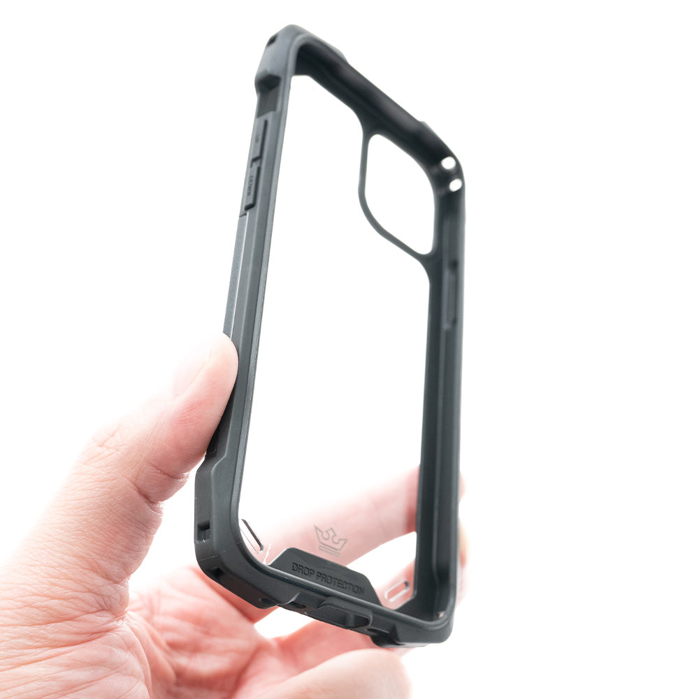 Estuche clasico el rey impact 10 metros de proteccion apple iphone 12 pro max color negro  Shop name