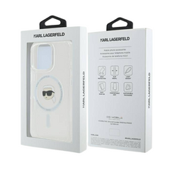 Karl Lagerfeld  hc magsafe iml metal k. head white iphone 16 pro max  Shop name