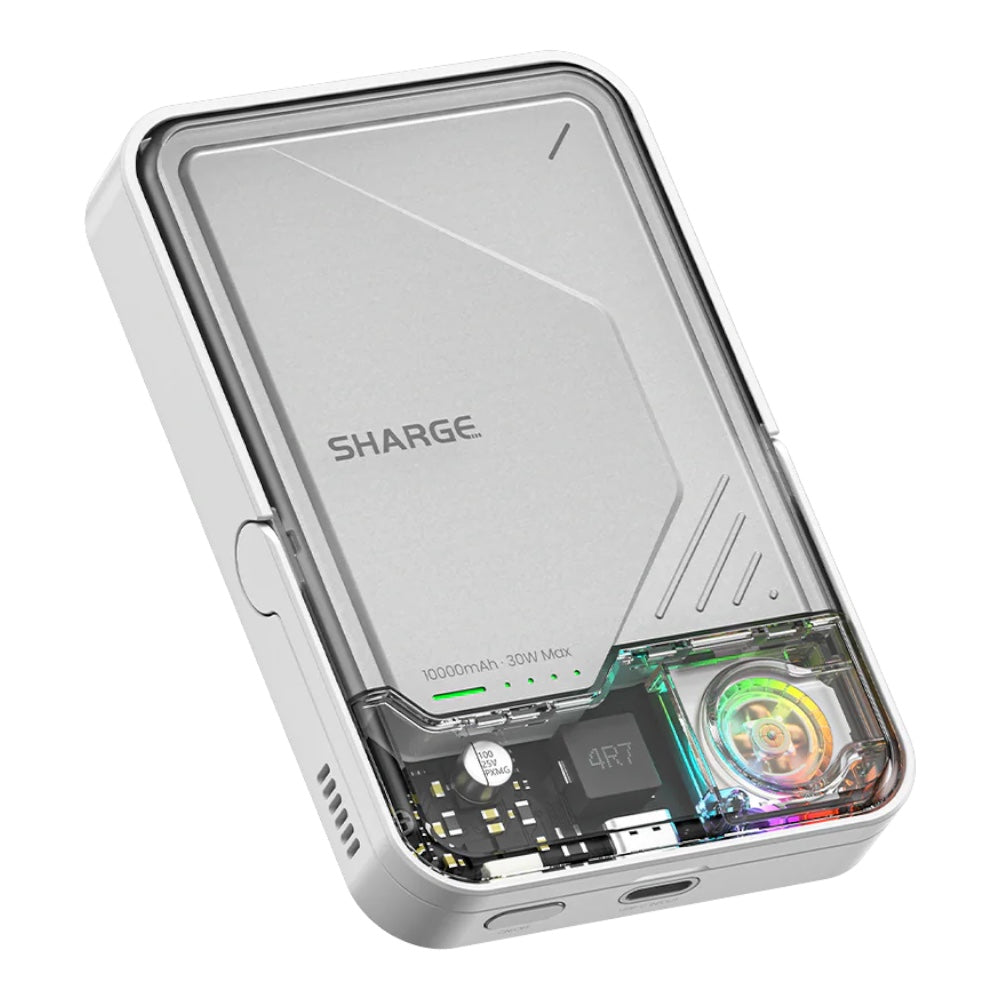Sharge batería portable icemag 2 con ventilación para evitar sobre sobrecalentamiento 30w y dos puertos USB