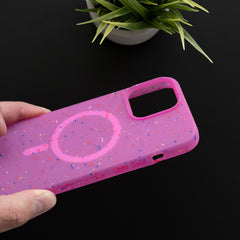 Estuche MagSafe El Rey Para iPhone 12 Pro Max Color Rosado  Shop name