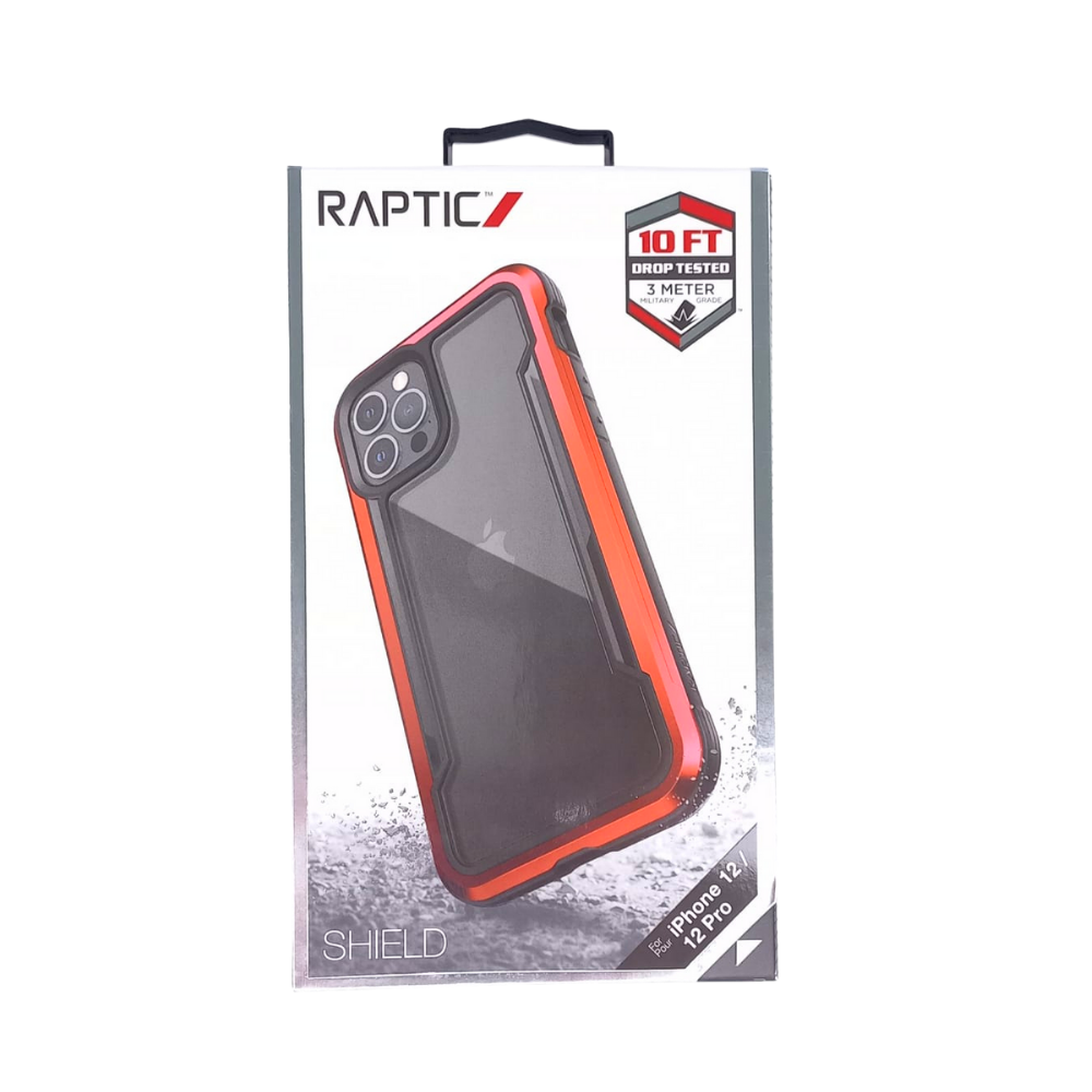 Estuche Protector Raptic Shield para iPhone 12 y iPhone 12 Pro Rojo  Shop name