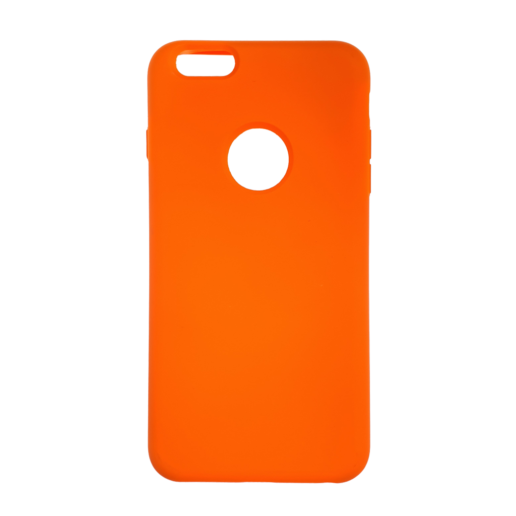 Estuche De Silicona El Rey Para iPhone 6 Plus Color Naranja  Shop name