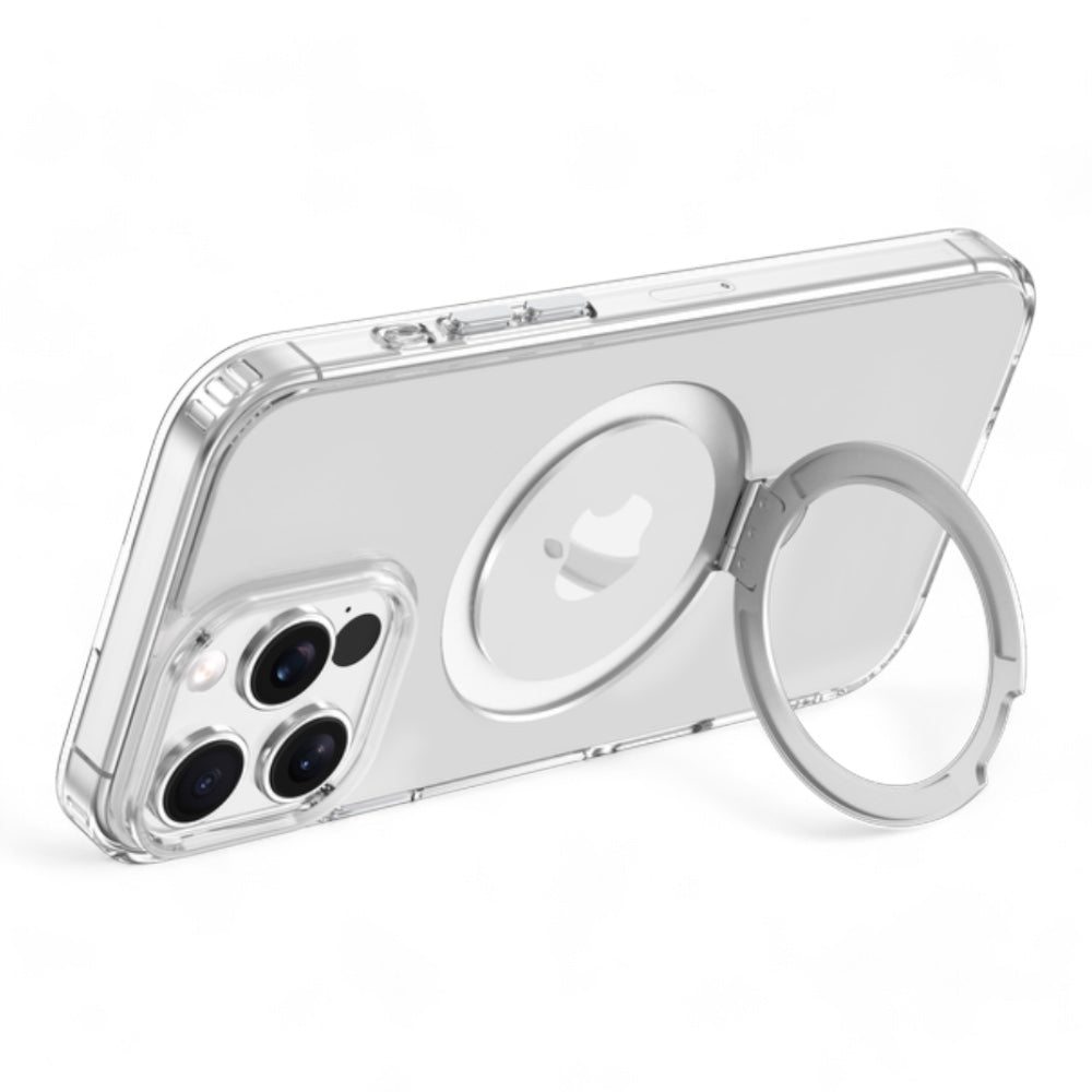 Estuche devia magsafe iphone 16 pro max clean series magnetic shockproof case with bracket color transparente  Shop name
