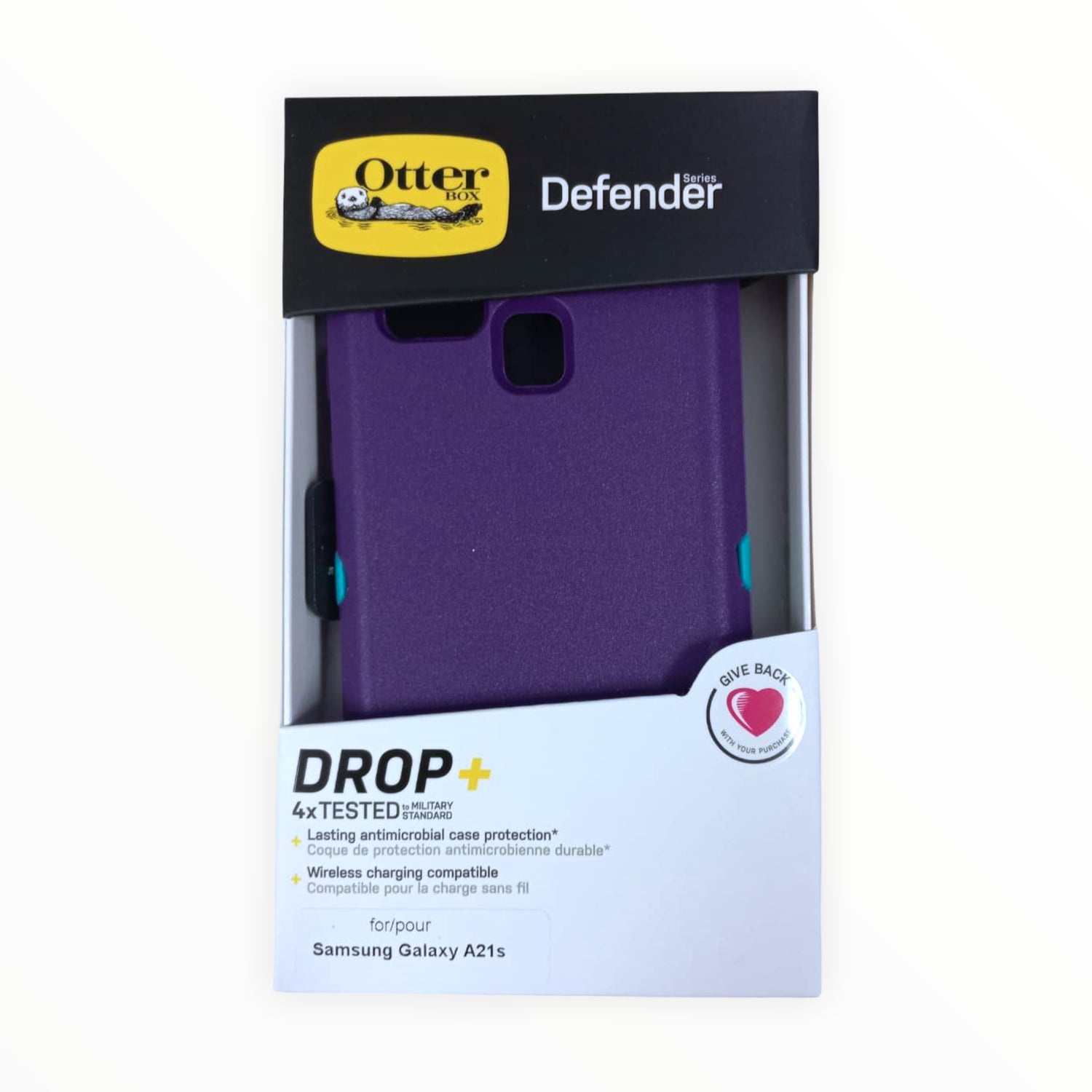Estuche OtterBox Defender Para Samsung A21s Morado Turquesa  Shop name