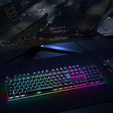 Gadget aukey gaming kmg12 mechanical keyboard 104key with software  Shop name