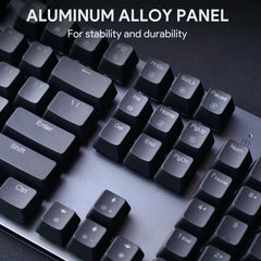 Gadget aukey gaming kmg12 mechanical keyboard 104key with software  Shop name