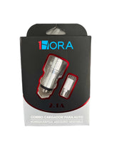 Cargador 1hora carro de con micro usb v8 para color gris  Shop name