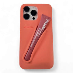 Estuche glamuroso Rhode para iPhone 16 Pro Max en color durazno  Shop name