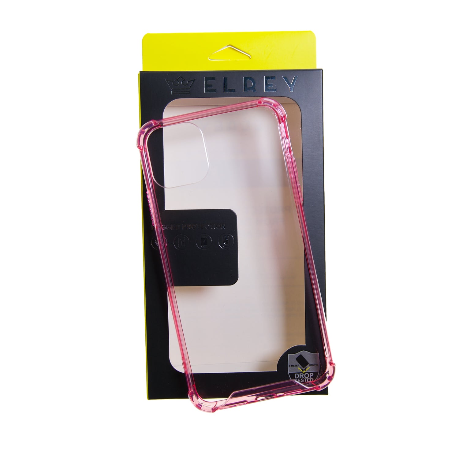 Estuche proteccion el rey hard case reforzado apple iphone 11 pro max color rosado