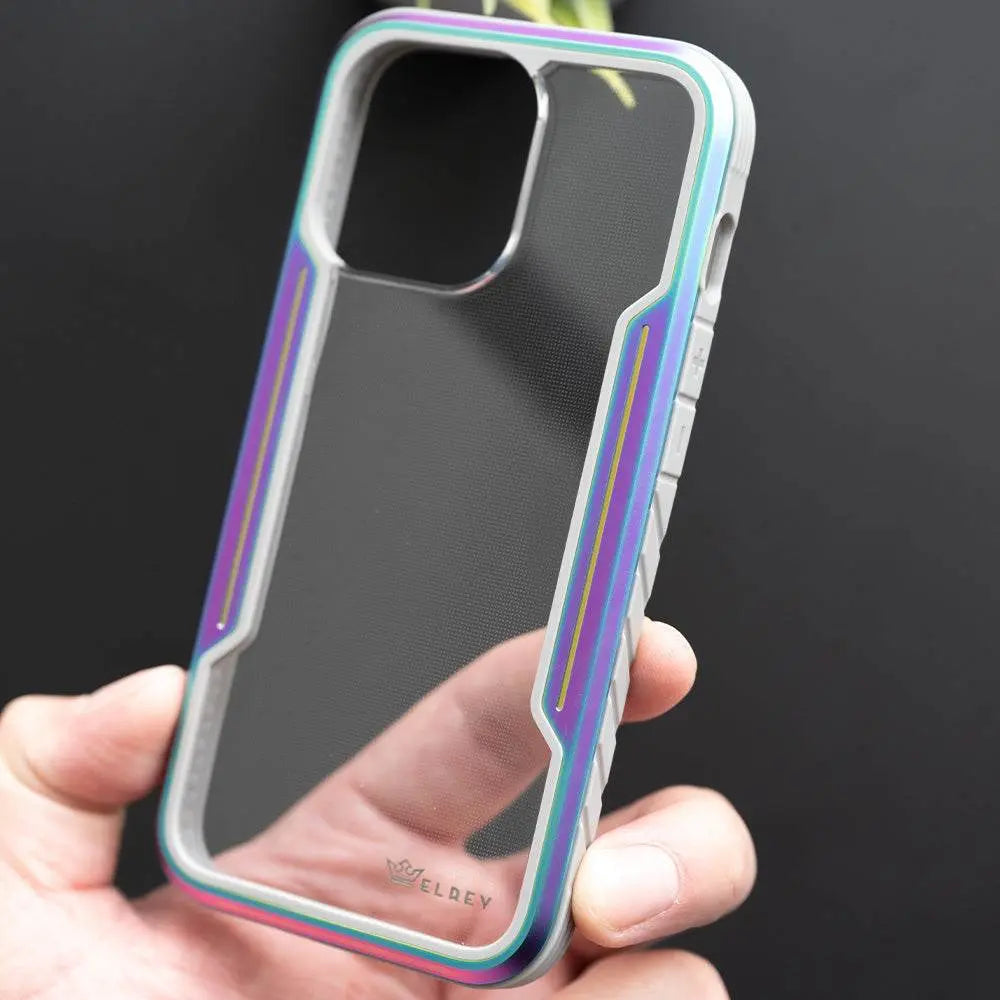 estuche proteccion el rey defense apple iphone 12 color tornasol  Shop name