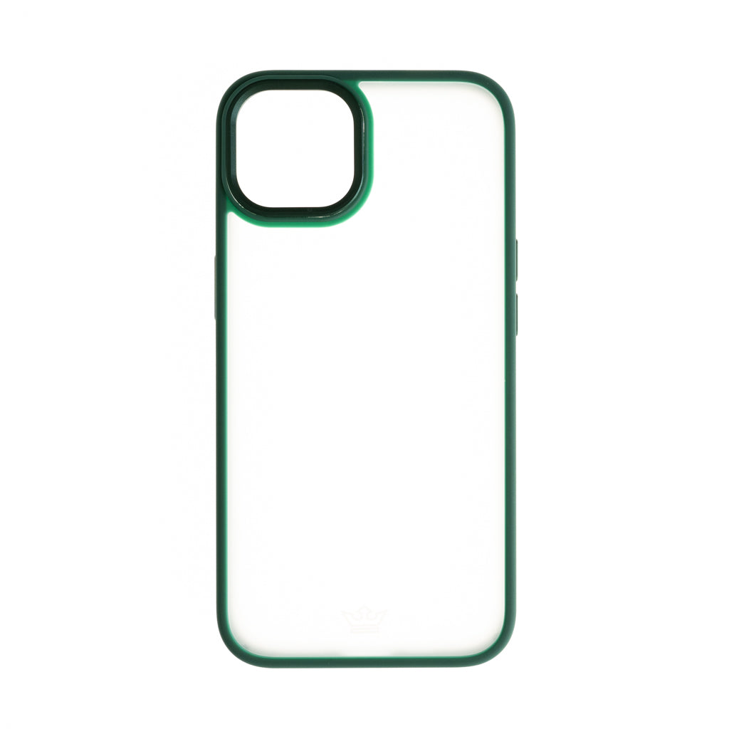 Estuche clasico el rey mate marco de apple iphone 12 pro max color verde