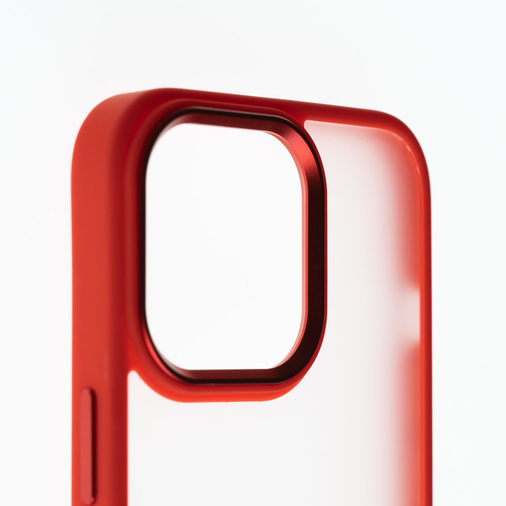 Estuche clasico el rey apple iphone 12 color rojo