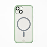 Estuche vidrio templado el rey magsafe con marco de vidrio templado de camara trasera apple iphone 13 color verde  Shop name