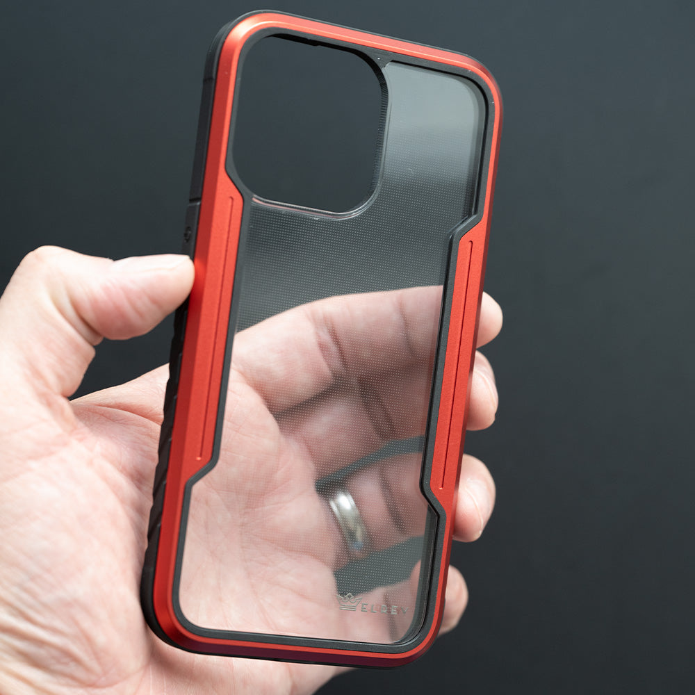Estuche proteccion el rey defense apple iphone 13 pro color rojo