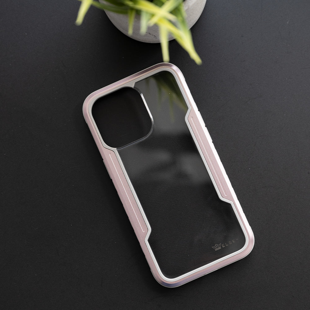 Estuche proteccion el rey defense apple iphone 13 pro color rosado