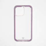 Estuche transparente el rey super bumper de atra apple iphone 13 pro ,  iphone 13 pro max color morado / transparente
