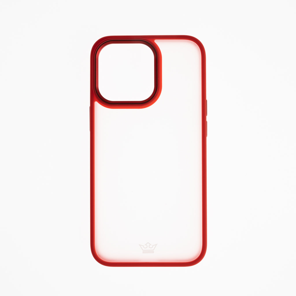 Estuche clasico el rey apple iphone 13 pro color rojo